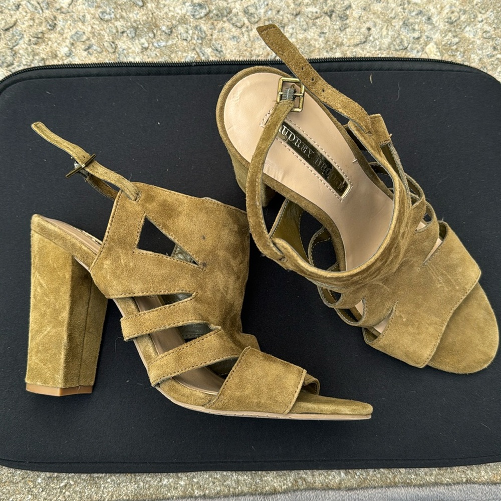 Audrey Brooke Suede Heels